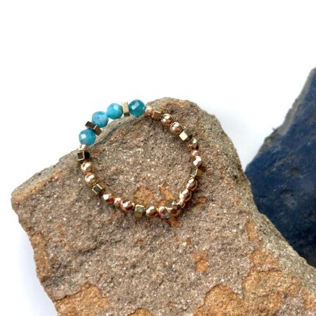 AntracytArt Pierścionek Big Blue po2ZŁO00