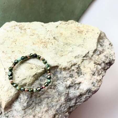 AntracytArt Pierścionek Tropical Island 6ozie01