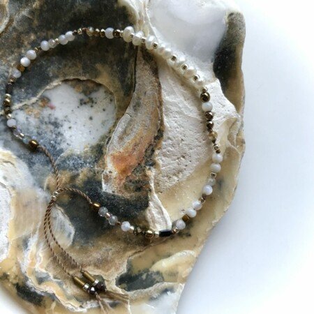 AntracytArt Bransoletka Pearls85oBE00