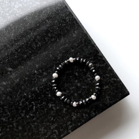 AntracytArt Pierścionek Pearls 6oPECZA00 z-1