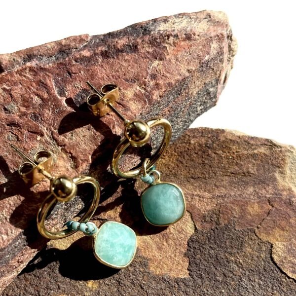 antracytart kolczyki sztyft 02-3