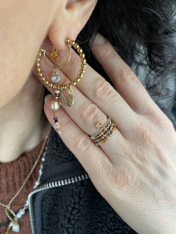 Antracytart kolczyki Ko3koo2-1